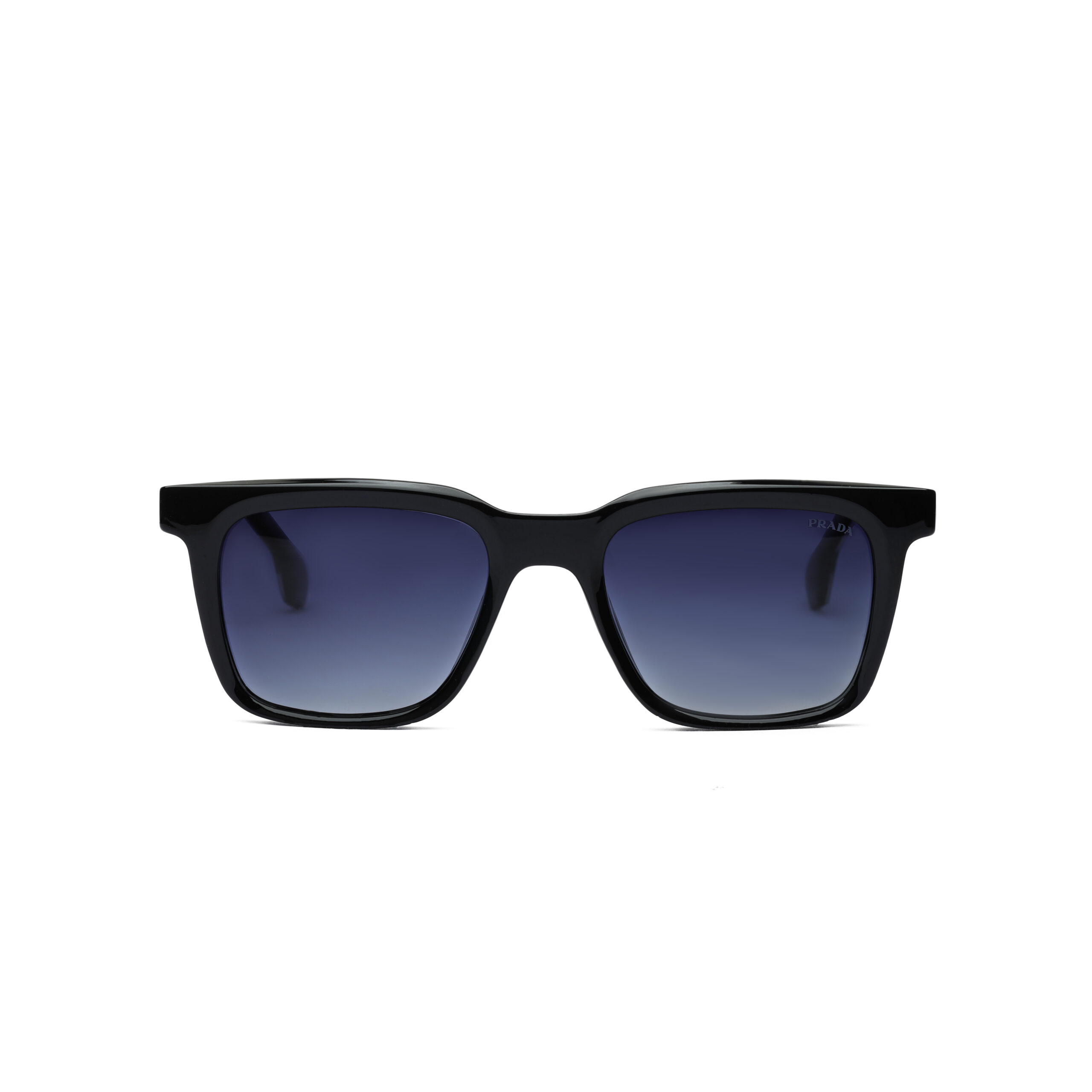 1 نظارة شمسية رجالية Prada-OLD2364T بإطار أسود وعدسات حماية UV400 بلورايزد - Image 1
