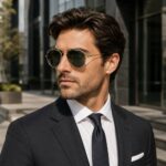 ⁦Ray-Ban Aviator-RB3026 – نظارة شمسية للجنسين بعدسات UV400 Polarized⁩ - الصورة ⁦4⁩