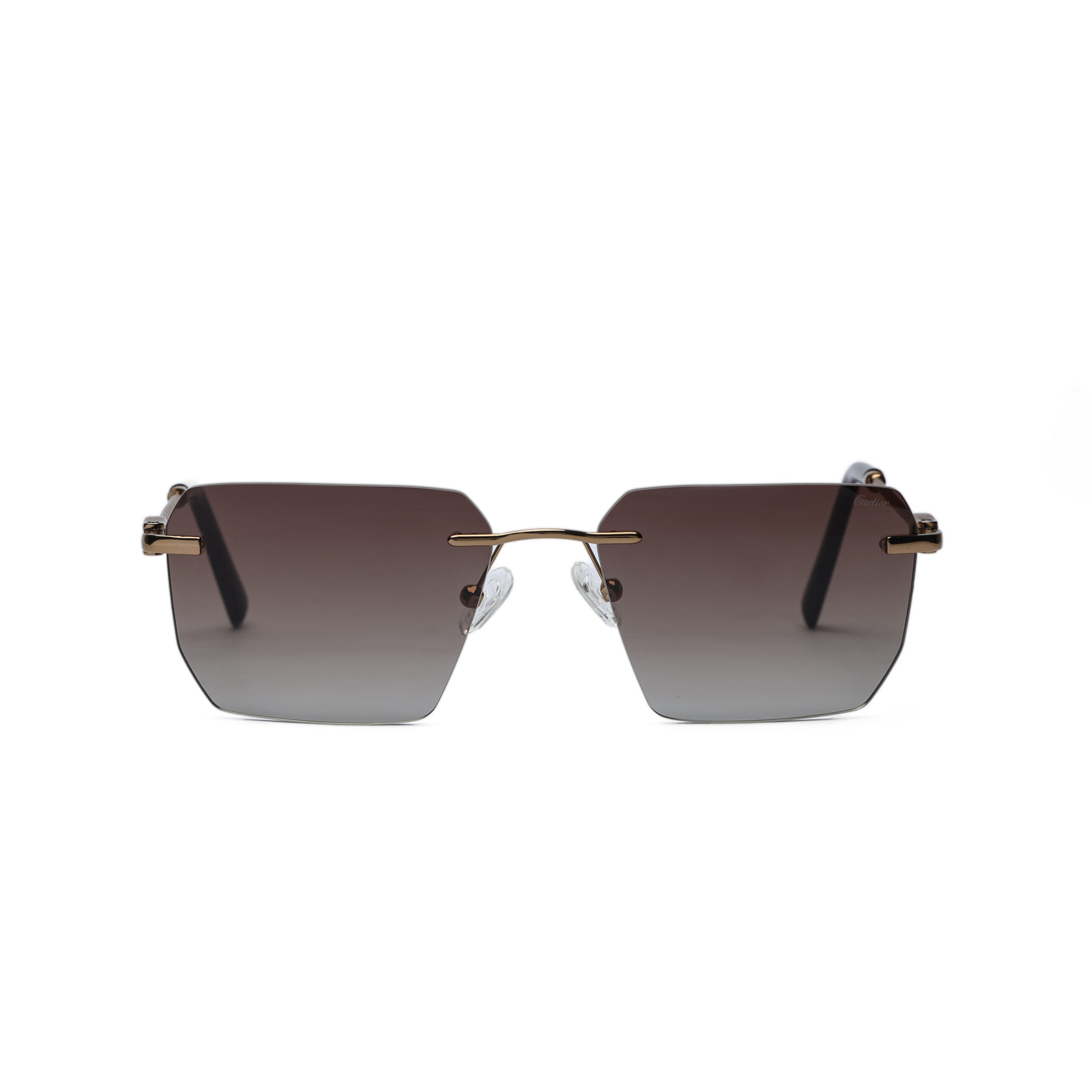 6S2A6358 نظارة Cartier الشمسية – تصميم فاخر بعدسات uv400 متدرجة وتفاصيل معدنية استثنائية - Image 1