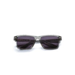 ⁦نظارة Prada-PS05YS الشمسية – تصميم عصري بإطار رمادي دخاني شفاف وعدسات متدرجة UV400⁩ - الصورة ⁦3⁩
