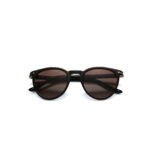 ⁦نظارة Persol الشمسية Polarized للجنسين – تصميم فاخر بإطار عسلي لامع وعدسات متدرجة UV400⁩ - الصورة ⁦3⁩