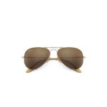 ⁦Ray-Ban Aviator  – نظارة شمسية للجنسين بعدسات UV400⁩ - الصورة ⁦3⁩