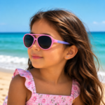 ⁦نظارة شمسية أطفال POLO-S843 للبنات – إطار مرن وعدسات Polarized مع حماية UV400⁩ - الصورة ⁦4⁩