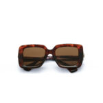 نظارة شمسية نسائية Cartier –ct0315 تصميم فاخر بإطار تورتويز وعدسات UV400 - Image 3