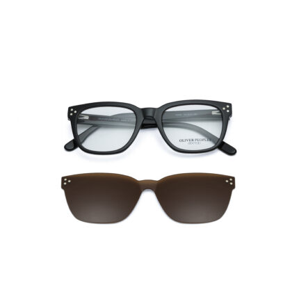 نظارة Oliver Peoples-Y2405 طبية شمسية كليب أون مغناطيس – أسود مطفي – للجنسين