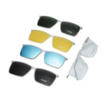 TED BAKERV1978 نظارة طبية رجالي مع 4 كليبات شمس Polarized متعددة الاستخدامات